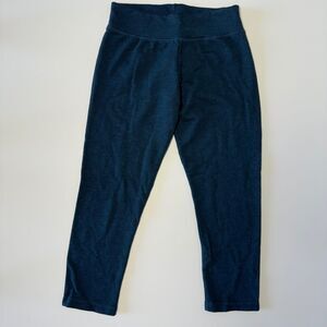 NWOT Sundry Women's Cropped Blue/navy Skinny Sweatpant Jogger. Size 0/XS - G